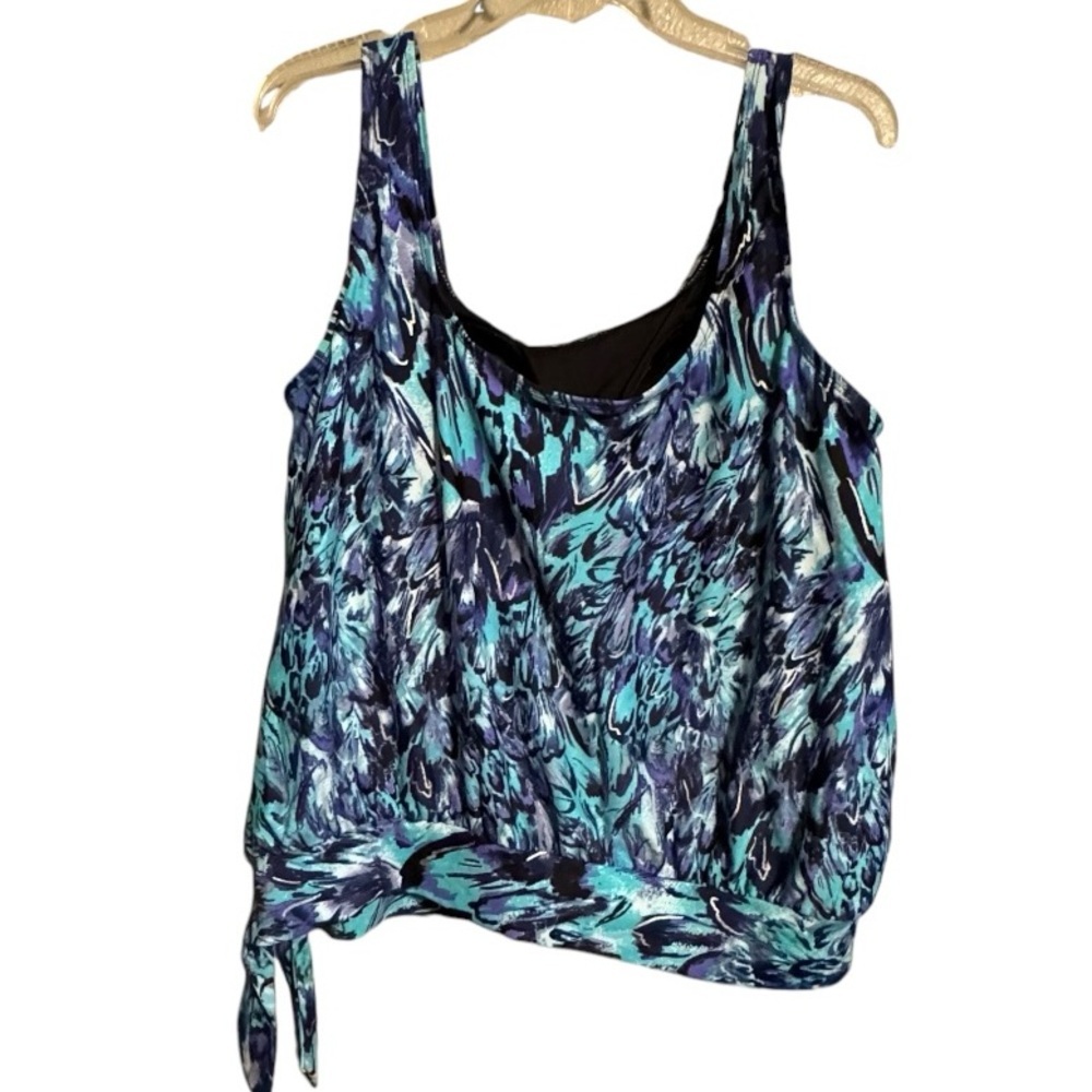 Swimsuits For All Beach Belle Tankini Bathing Suit Top‎ - Picture 4 of 6